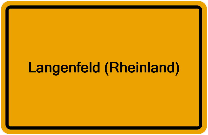 Handelsregisterauszug Langenfeld (Rheinland)